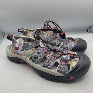 Keen Newport H2 Womens 9 Gray Sandals Waterproof Closed Toe Casual Beach Water